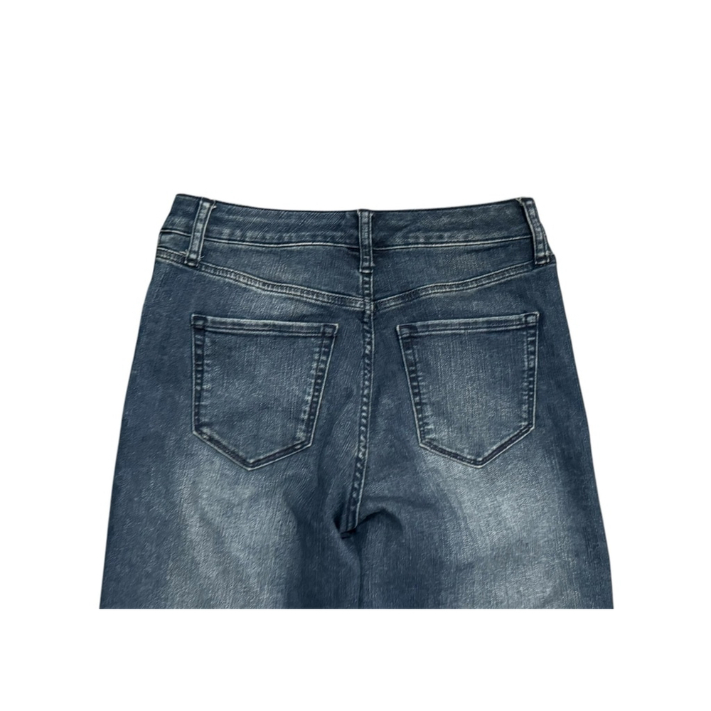 Nine West Women’s High Rise Straight Ankle Distressed Stretch Denim jeans Sz 2 - Picture 5 of 6